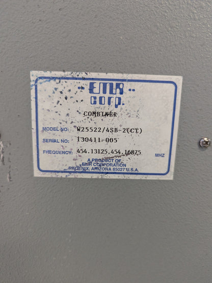 EMR W25522/4SB DUAL 2CH HYBRID COMBINER w/BAND PASS FILTERS