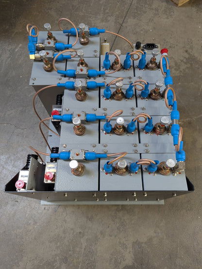 EMR W65542/ CUSTOM UHF 3-Channel 18-Cavity Combiner/Duplexer
