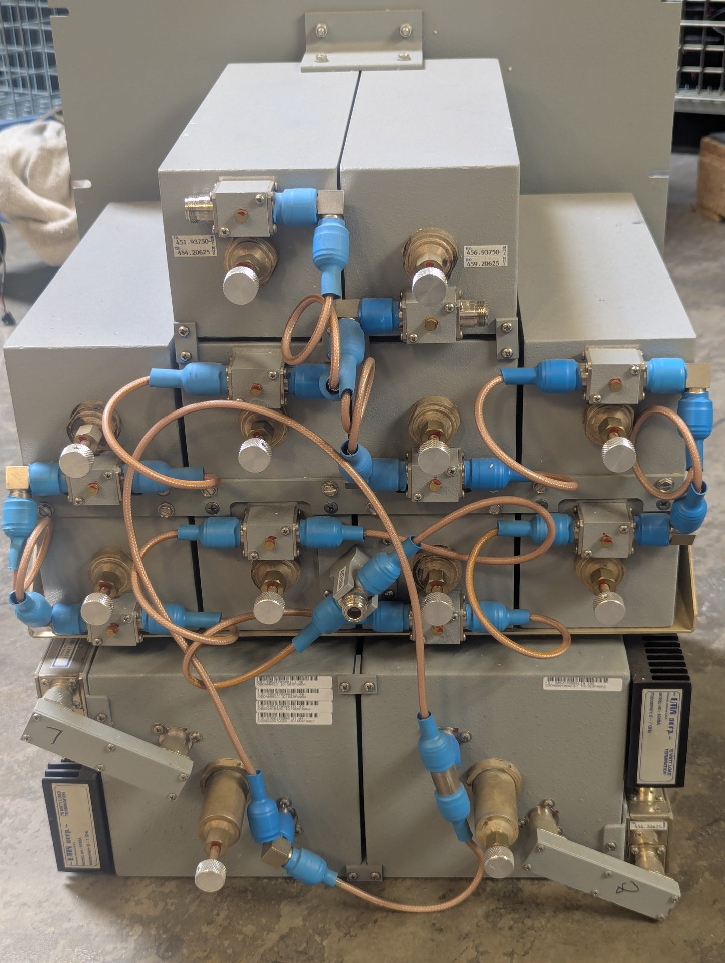 EMR W65522-7DC CS - Two Channel UHF Combiner/655410-SNC Duplexer