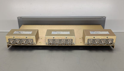 (3) tray mounted EMR Power Dividers Model 2304-0/2A