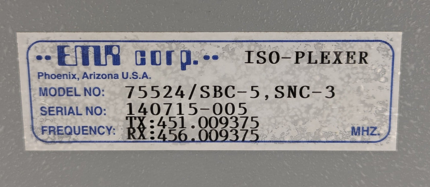 EMR 75524-SB-5, SNC-3 ISO-PLEXER