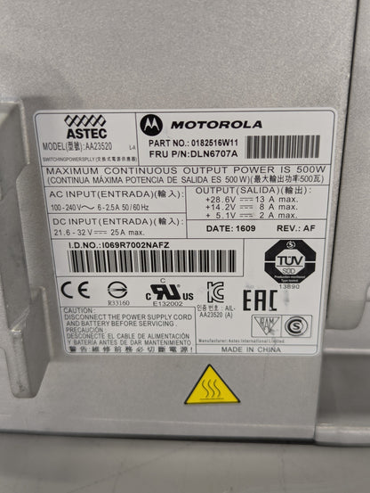 Motorola (Astec) DLN6707A High Power MTR2000/MTR3000 Power Supply