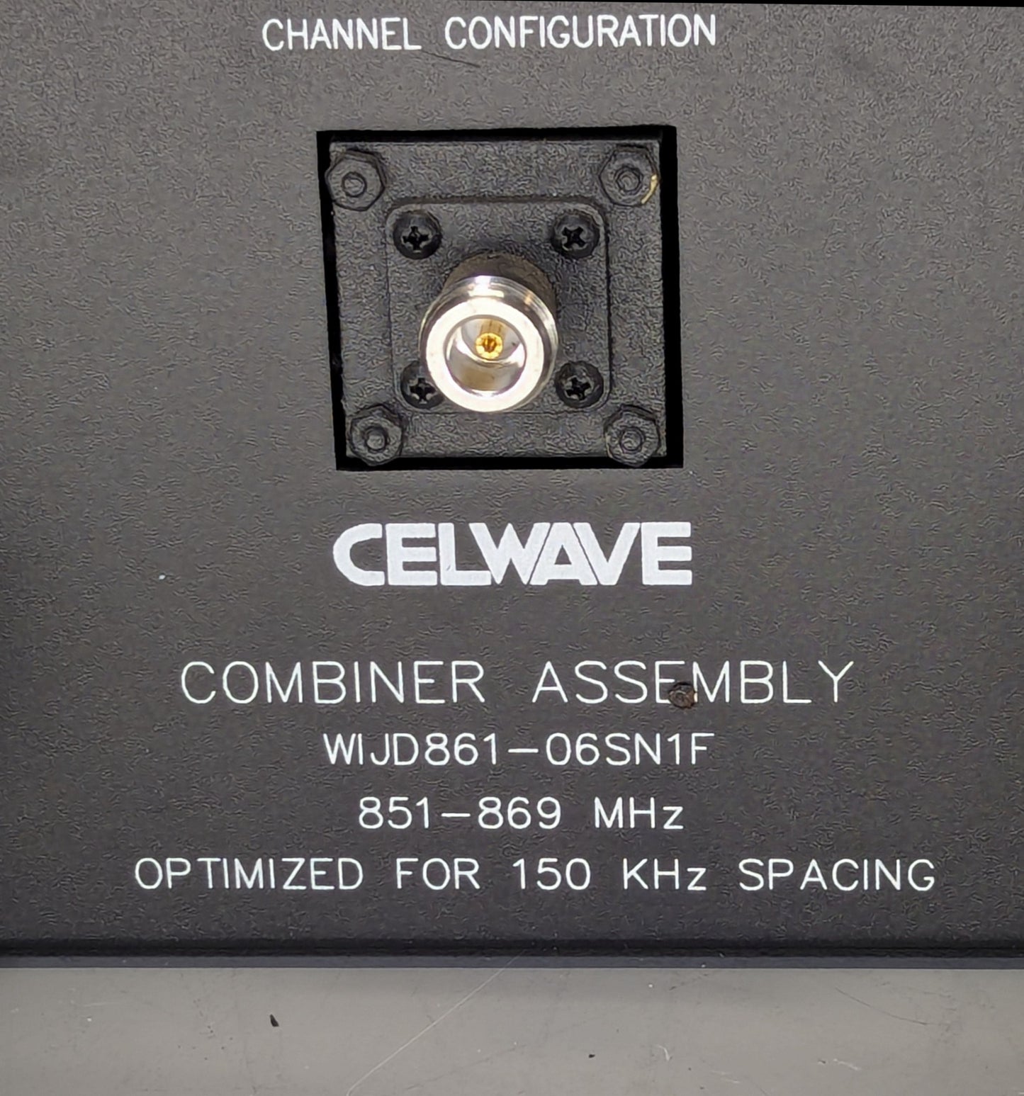 CELWAVE WIJD861-06SN1F 6 CH 800MHz COMBINER