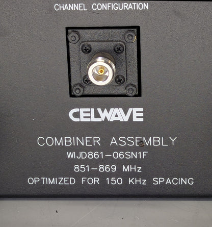 CELWAVE WIJD861-06SN1F 6 CH 800MHz COMBINER