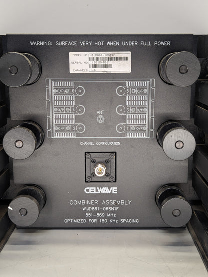 CELWAVE WIJD861-06SN1F 6 CH 800MHz COMBINER