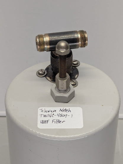 TELEWAVE (TWNC-4504-1) 400-512MHz notch cavity