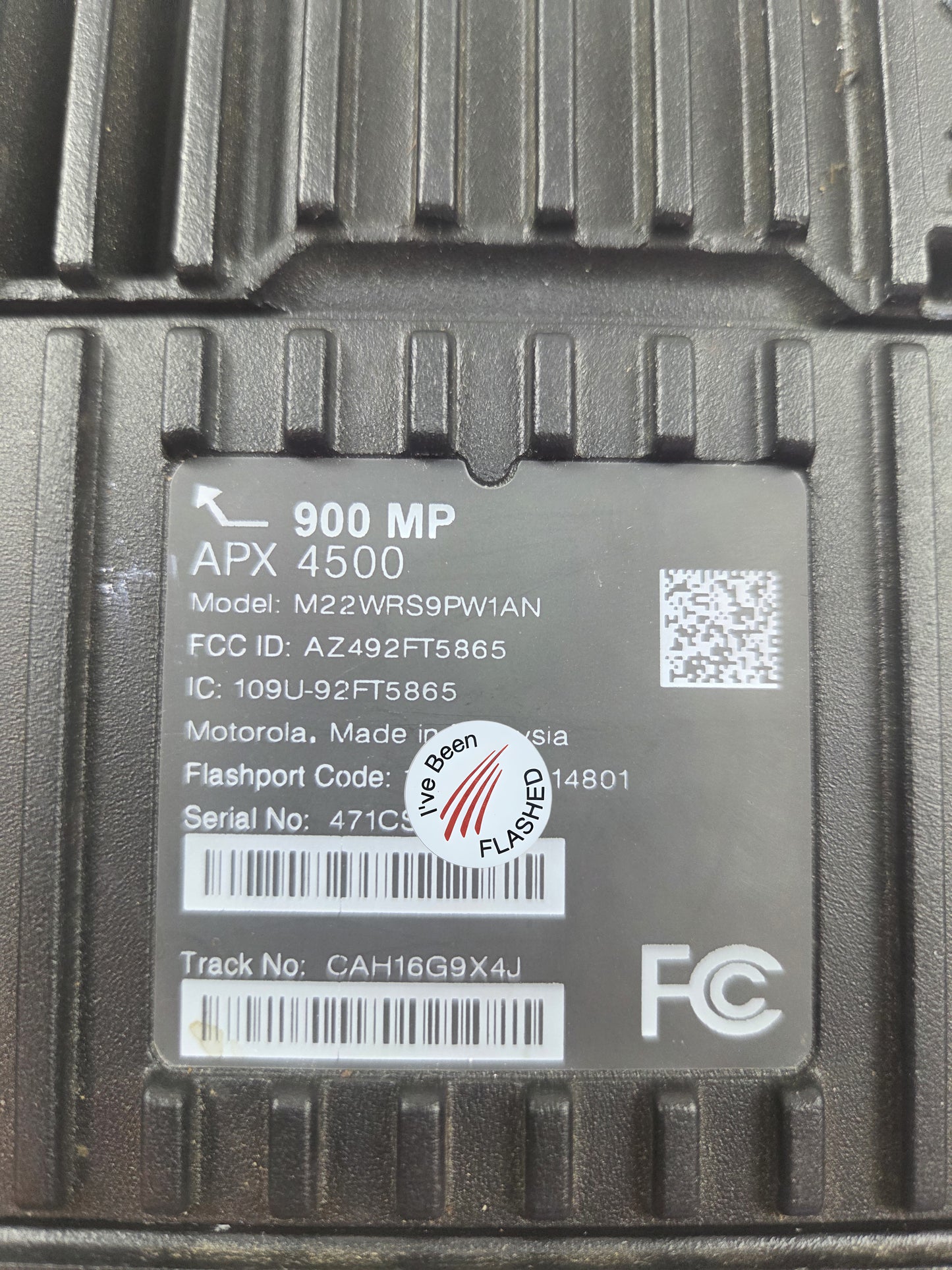 Motorola Mobile APX4500 900 Mhz 512ch 30W AN