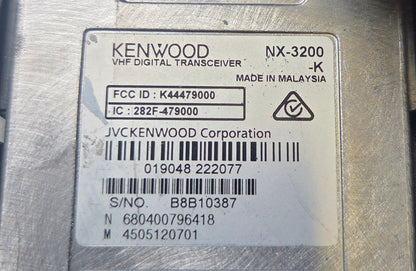 Kenwood Portable NX-3200-K VHF 136-174 Mhz 512ch 5W (Basic)