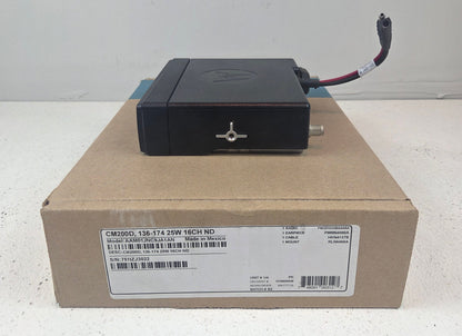 Motorola Mobile CM200D VHF 136-174 Mhz 16ch 25W Digital (NEW IN BOX)