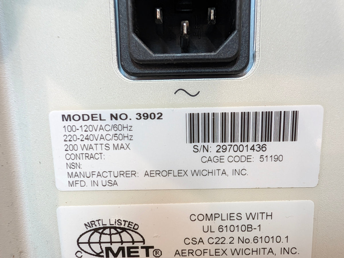 Aeroflex IFR 3902 Service Monitor S/N: 297001436