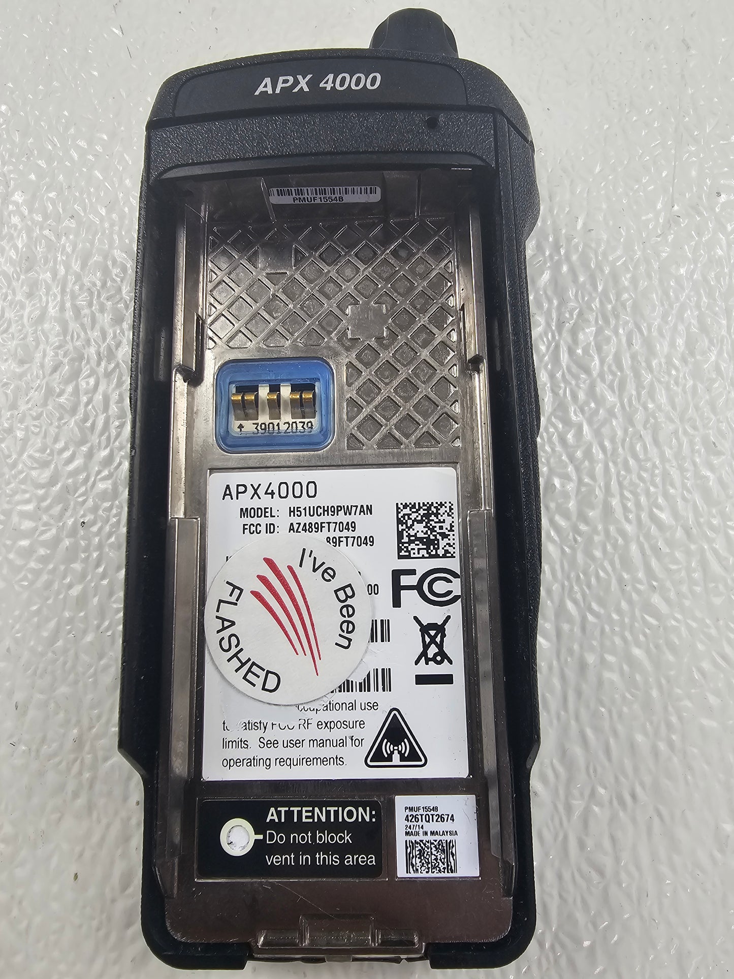 Motorola Portable APX4000 700/800 763-870 Mhz 512ch 3W M3 Single AN
