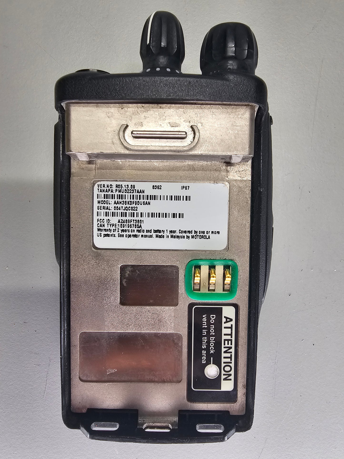 Motorola Portable EX560 XLS VHF 136-174 Mhz 160ch 5W