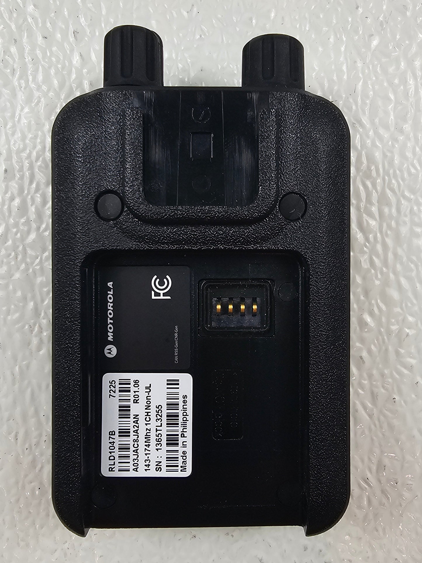 Motorola Pager Minitor VI VHF 143-174 Mhz 1ch RLD1047B