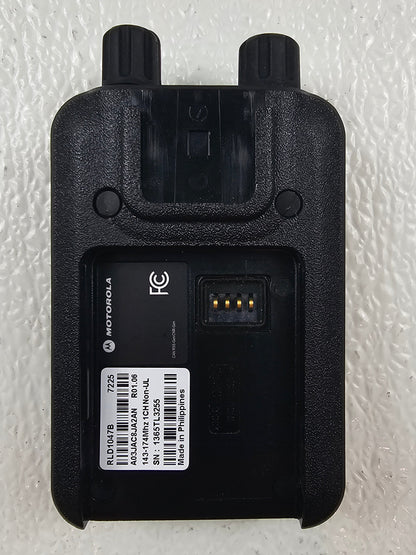 Motorola Pager Minitor VI VHF 143-174 Mhz 1ch RLD1047B