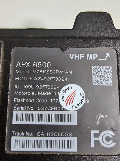 Motorola Mobile APX6500 VHF 136-174 Mhz 1000ch 50W AN