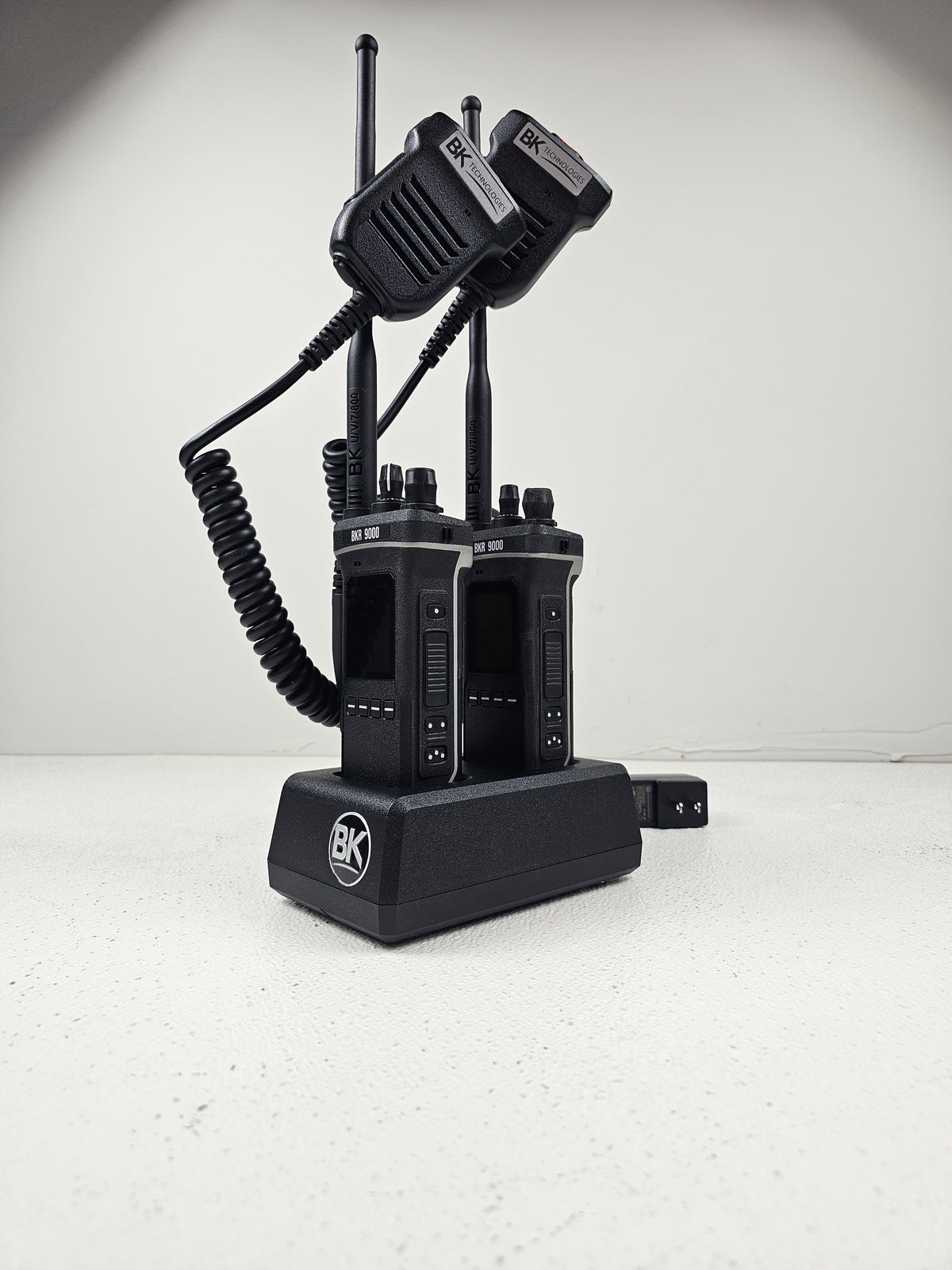 BK Portable BKR9000 T2.5 VHF UHF 7/800 5000ch 6W T2.5 (LKP) P25 2 pack with Speaker Mics