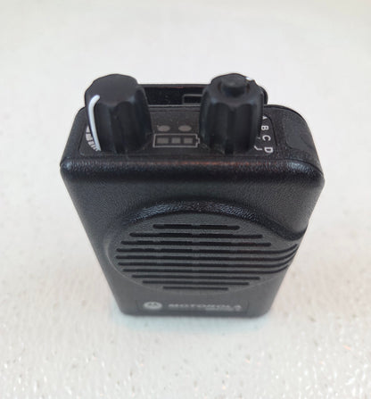 Motorola Pager Minitor V UHF 453-462 Mhz 2ch Stored Voice