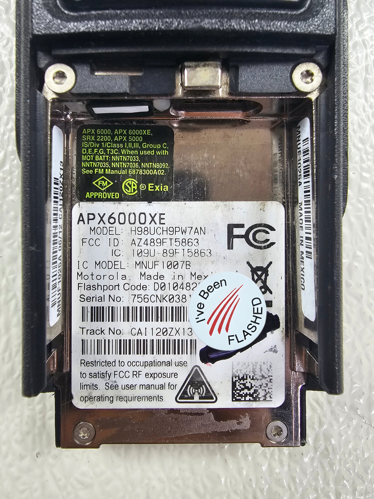 Motorola Portable APX6000XE 700/800mhz 763-870 1000ch 3W M3.5 AN